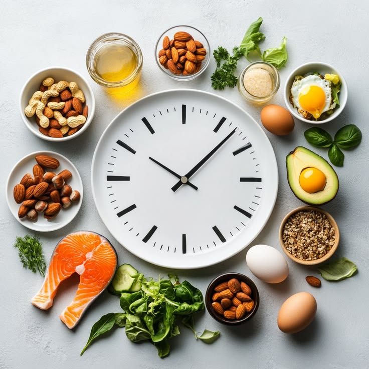 Balanced meal bowl abstract graphic